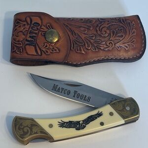 VTG Matco Tools Special Edition Schrade Knife 
 SC 507 w/ Case